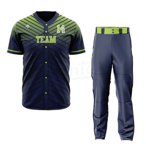 Uniforme de Béisbol Sublimado Personalizado, Conjunto de Camiseta de Béisbol para Jóvenes y Hombres, OEM - Product Image 1