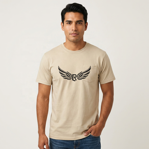 Men's 100% Cotton Solid Color Vintage Knitted Eco-Friendly Quick Dry <b>T</b>-<b>Shirt</b> with <b>Pocket</b> O-Neck Short Sleeve Loose Fit - Product Image 4