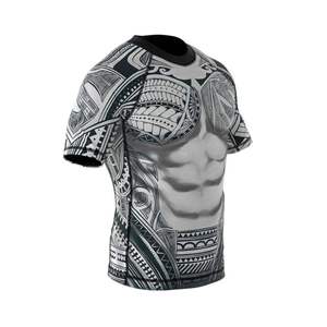 Rashguard Personalizado para MMA y BJJ con Ajuste de Compresión Cómodo, Longitudes de Manga Personalizables y Logotipo Frontal con Característica Elástica - Product Image 5