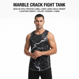 Camiseta Deportiva Personalizada para Hombre, Sublimada, sin Mangas, para MMA, Gimnasio, Entrenamiento, Fitness - Product Image 5