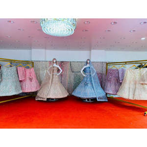 <b>Bridal</b> Lehenga Choli Elegant <b>Headwear</b> for Brides - Product Image 6