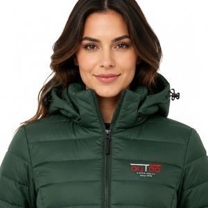 Women Puffer <b>Jacket</b> Professional Outdoor Apparel Women Puffer <b>Jacket</b> Designed With Warm Insulation Wind Resistant Construction - Product Image 4