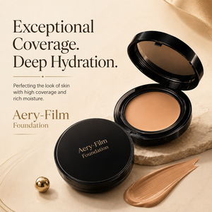 Fond de Teint Noir Premium SPF50+ Aery Film Matte Glow Base Makeup Marque Privée OEM ODM Cosmétique - Product Image 4