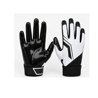 Venta Directa de Fábrica, Guantes de Fútbol Americano Personalizados para Jóvenes y Adultos, Logotipo Personalizado, Palma de Silicona, Diseño Duradero - Guantes de Receptor