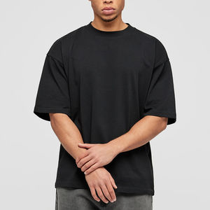 Camiseta Casual Corta de Corte Regular con Manga Raglán y Cuello Redondo, Ecológica, de Poliéster/Algodón de 190 g, con Logotipo Personalizado Estampado para Hombre - Product Image 5