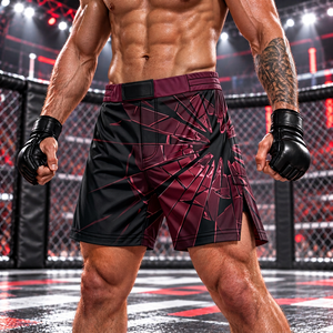 Wholesale MMA Fight <b>Shorts</b> Lightweight 150 GSM Polyester Spandex <b>Shorts</b> for Professional Training Gyms - Product Image 6