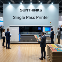Imprimante numérique industrielle grand format Sunthinks 2026 SHC2000 à passage unique pour carton ondulé, impression rapide