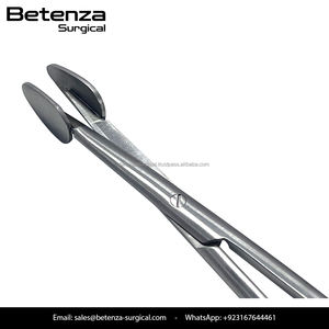 Ciseaux de dissection faciale manuels Trepsat avec pointes spatulées en carbure de tungstène pour kit d'instruments de chirurgie plastique - Product Image 2