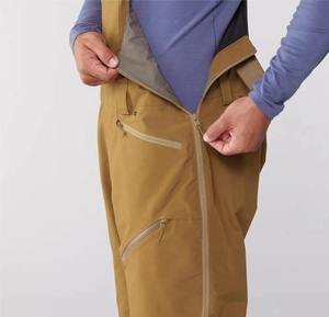 Unisex <b>Waterproof</b> Insulated Ski Bib Pants High Waist Snowboard <b>Overalls</b> Windproof Outdoor Winter Sports Cargo Trousers for Men - Product Image 3