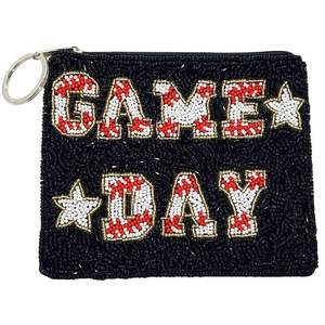 Decorative Beaded Coin Purse Handmade Storage Pouch for Cash Coins and Cards At Best Price - Product Image 1