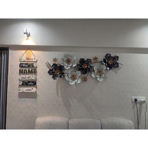 Floral Decoration Wall <b>Art</b> Wholesale Metal Luxury Wall <b>Art</b> Handmade Indian Best Quality Modern Wall <b>Art</b> - Product Image 5