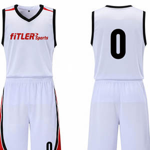 Uniforme de Baloncesto Personalizado con Nombre de Equipo, Impresión por Transferencia de Calor, Tela de Malla Transpirable, Logotipos Personalizados, Alta Calidad - Product Image 1