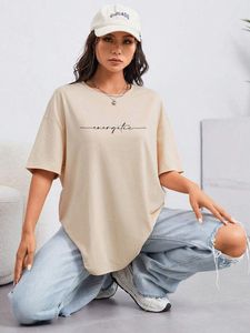Camiseta de Verano de Algodón para Mujer 2026, Moderna, 100% Algodón, Hombros Caídos, Precio Directo de Fábrica al por Mayor - Product Image 2