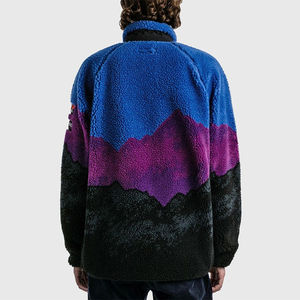 Chaqueta Sherpa de Moda Personalizada OEM, Abrigo de Invierno de Forro Polar Cálido con Logotipo Bordado, Chaqueta Sherpa de Invierno de Calidad Económica - Product Image 2