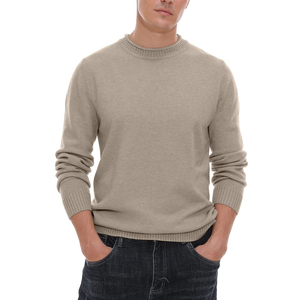 Pull tricoté personnalisé pour homme, chaud et décontracté, avec fermeture éclair intégrale, coupe ample, pour l'automne et l'hiver, vêtements d'extérieur, vente en gros - Product Image 4