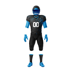 Men's American Football <b>Set</b> Professional Game Jersey with Matching Pants Custom Team Uniform OEM Manufacturing Supplier - Product Image 3
