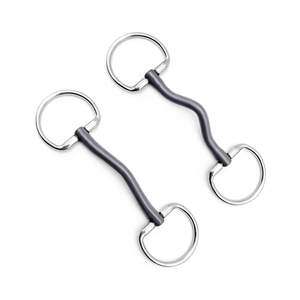 2026 Bocado de caballo de acero inoxidable con anillo en D, tipo brida ecuestre, color plateado, para caballo western, 2026 La mejor calidad - Product Image 5