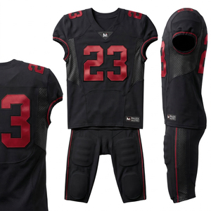 ชุดยูนิฟอร์มอเมริกันฟุตบอลแบบซับลิเมชั่นระดับมืออาชีพ กางเกงขาสั้น ออกแบบเองได้ ทนทาน เนื้อผ้ายืดได้ 4 ทิศทาง ระบายอากาศได้ดี ซับเหงื่อ - Product Image 6