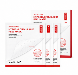 Masque exfoliant à l'acide hypochloreux Medicube, soin coréen pour la peau, 3 pièces, masques exfoliants apaisants pour le visage - Product Image 1