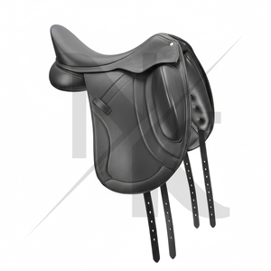 อานม้าหนังวัวแท้คุณภาพสูงสำหรับขี่ม้าแบบอังกฤษ ดีไซน์ทนทาน พนักพิงสูง ผลิตภัณฑ์สำหรับแข่งม้าจากอินเดีย ขายดีที่สุด - Product Image 4