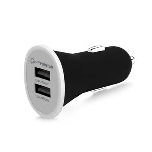 Caricabatterie per auto gommato con doppia porta USB 2.4A, generazione 2 - Product Image 1