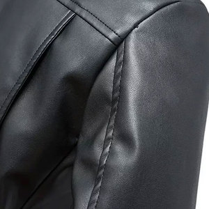 Veste de sport unisexe en cuir véritable tricoté et toile respirante avec logo personnalisé Econex Sports, de haute qualité, ornée de perles - Product Image 6