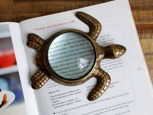 Best Selling Polished <b>Magnifying</b> <b>Glass</b> Turtle Shaped Home Decor with High Quality Aluminum and <b>Glass</b> Material at Normal Price - Product Image 3