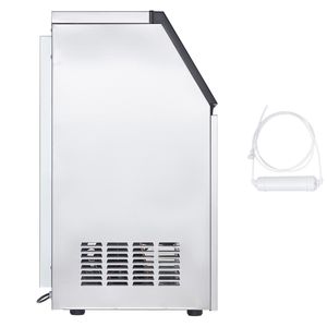 Macchina per il Ghiaccio Commerciale da 45 kg/24H, 36 Cubetti di Ghiaccio in 15 Minuti, Grande Capacità di Stoccaggio da 13 kg per la Lavorazione Alimentare - Product Image 1