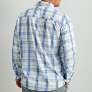 Chemise de pêche pour homme à col rabattable, UPF 50, imperméable, coupe-vent, respirante, 100% polyester, séchage rapide, fermeture à boutons, pour la protection solaire - Product Image 2