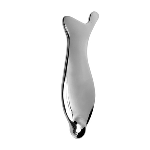Raspadores Gua Sha de Acero Inoxidable 304, Cuchillo Miofascial, Masajeador Relajante Muscular, Raspadores con Forma de Pez de 46*135 mm - Product Image 2