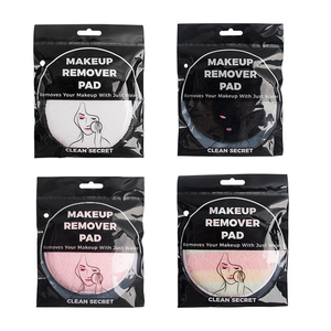 Éponge démaquillante réutilisable en microfibre, tampon nettoyant doux pour le visage pour un démaquillage sans effort - Product Image 2
