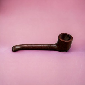 Pipa de Fumar de Madera Premium Hecha a Mano, Pipa de Tabaco Rústica Vintage, Pieza Coleccionable de Madera, Pipa de Fumar de Madera de Lujo - Product Image 1