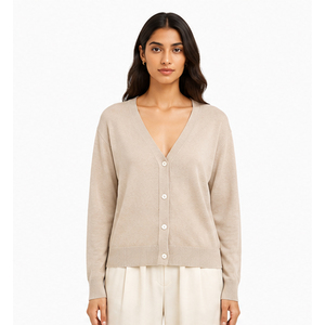 Women Ribbed Knit Zip Up <b>Cardigan</b> High Neck Long <b>Sleeve</b> Cotton Soft Warm Winter Casual Wear Sweater Knitwear Shirts - Product Image 6