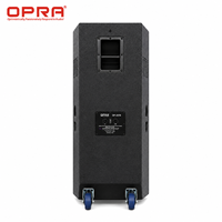 OPRA OP-2519 1500W Full Range 15 pouces 2 voies passif/actif haute sensibilité pour sonorisation professionnelle, écoles, concerts, églises, PA