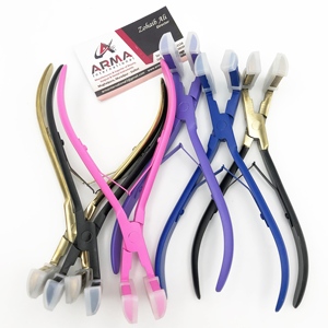 Professional Tape-in Hair <b>Extension</b> Pliers with Plastic & Stainless Steel <b>Micro</b> Link Strong Hold Tools For Commercial Use - Product Image 3