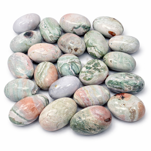 Piedra de Jaspe Unicornio, Piedra de Cristal Natural Pulida a Mano, Piedra de Bolsillo de Cristal Curativo, Regalo Decorativo - Product Image 4