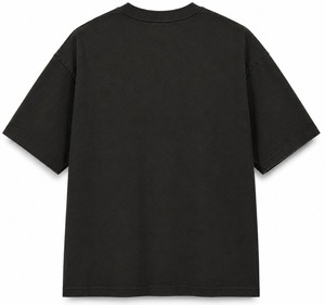เสื้อยืดโอเวอร์ไซส์สีดำสำหรับผู้ชาย แขนสั้น ผ้าคอตตอนเจอร์ซีย์ สไตล์ลำลอง พิมพ์ลาย HD ด้านหน้า คอกลม ระบายอากาศได้ดี แห้งเร็ว ป้องกันรังสียูวี - Product Image 6