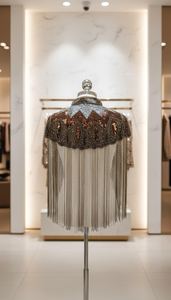Black Suede Unisex Indian Vintage Western Style Conchos Fringe <b>Braided</b> Coolhides Men's Western Leather Vest Fringed & <b>Beaded</b> - Product Image 2