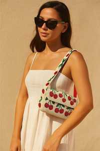 กระเป๋าคลัทช์ลูกปัดแก้วลายดอกไม้เขตร้อน MS Handicraft Mexican Fiesta พร้อมสายสะพายข้าง ปรับแต่งสีและรูปทรงได้ รุ่น Ms-wc-001 - Product Image 3
