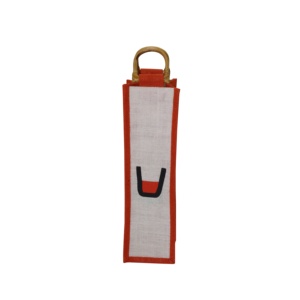 Biểu tượng tùy chỉnh in PP nhiều lớp đay Một chai rượu vang túi với mía xử lý số lượng lớn đóng gói cho quảng cáo khuyến mãi - Product Image 1