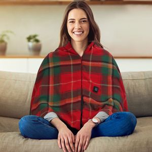 Sciarpa Riscaldante USB 71x24 Pollici, Coperta Elettrica Indossabile, 3 Livelli di Riscaldamento, per Interni ed Esterni, con Cerniera, in Maglia - Product Image 2