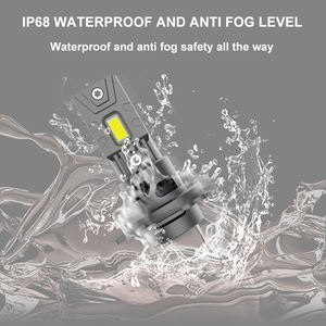 YUFING universel nouveau système d'éclairage automatique Mini LED tout en un 80W phare H4 lumière LED ampoule de phare 12V H7 ampoules de phare Led - Product Image 3