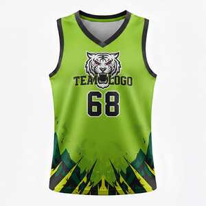 Maillot de basket-ball réversible de haute qualité, nouveau design, dernière collection, respirant, pour équipe. - Product Image 1