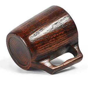 Tasse à café et à thé en bois de style nordique faite à la main avec poignée - Cadeau écologique pour mariage, anniversaire ou autres occasions - Product Image 6