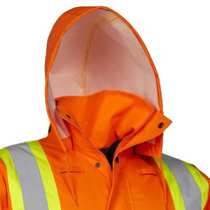 Sweat-shirt réfléchissant haute visibilité pour homme, veste de travail en polyester avec fermeture éclair et poches - Product Image 2