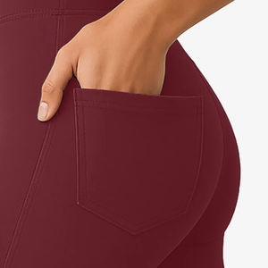 Leggings Deportivos Personalizados para Mujer, Pantalones de Yoga de Cintura Alta con Bolsillos y Efecto Push-Up - Product Image 2