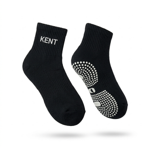 Private Label Non Slip Breathable 100% Cotton Pilates <b>Socks</b> Silicone <b>Grip</b> for Fitness Studios Clubs Brands OEM ODM Wholesale - Product Image 4