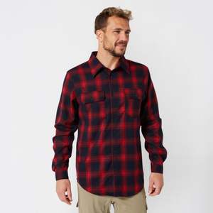 Camisa de Franela Unisex con Estampado Personalizado, Teñida con Hilo, Corte Regular, Manga Larga, Estilo Casual de Verano para Hombre, Transpirable, con Botones - Product Image 1