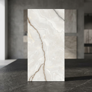 Rivera Onyx 24x48 Inch 20mm Glossy Porcelain <b>Wall</b> Floor <b>Tiles</b> Outdoor <b>Bathroom</b> <b>Adhesive</b> Luxury Onyx Vein Polished Collection - Product Image 3