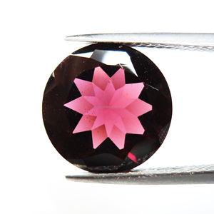 เบาะโกเมน Rhodolite ธรรมชาติลูกแพร์รูปไข่เพชรพลอยหลวมเหลี่ยมเพชรพลอยทำให้เป็นก้อนหินโกเมนสีชมพูเข้มตามธรรมชาติ - Product Image 2